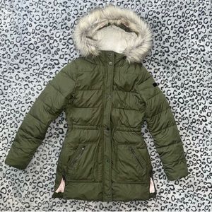 Green Hollister Parka
